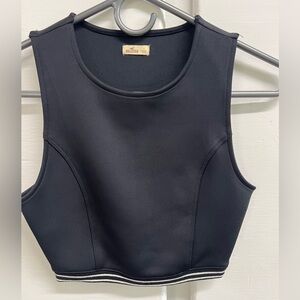 Hollister Black Crop Top Tank